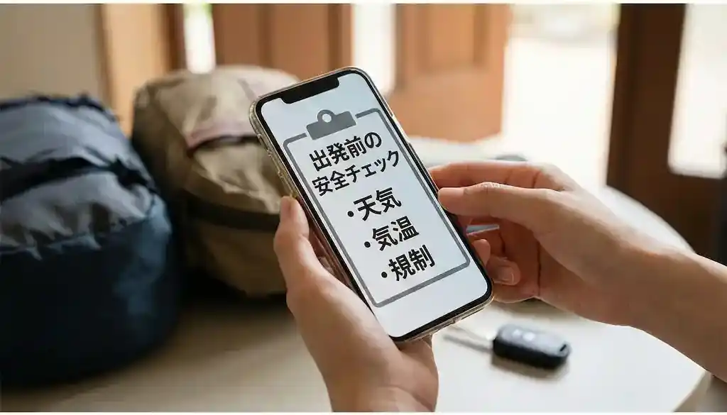 出発前の安全チェック