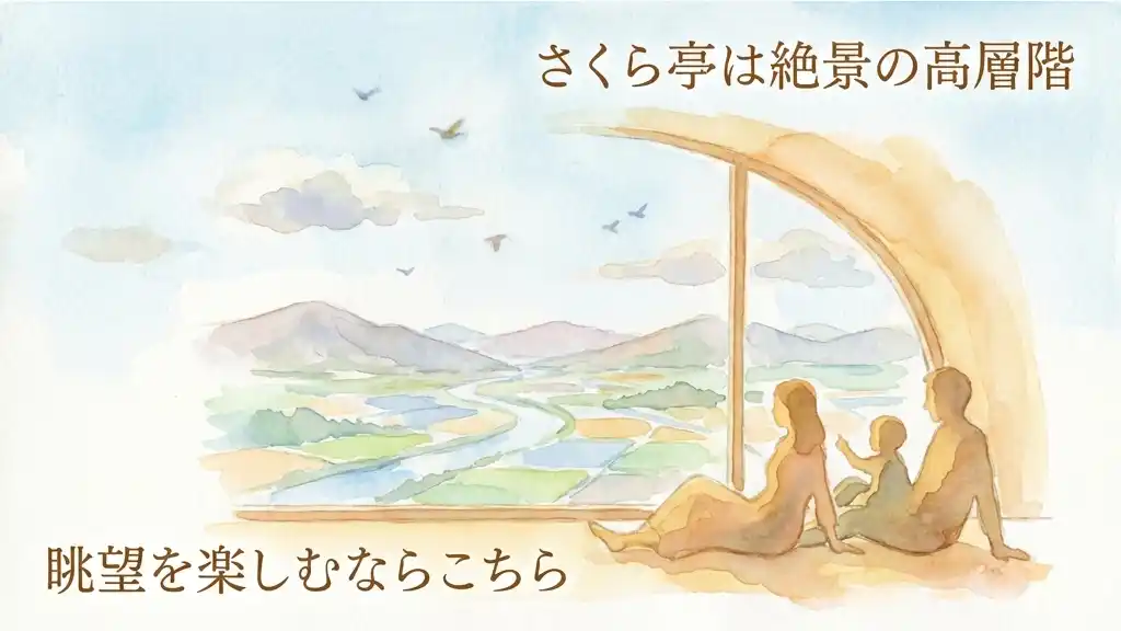 さくら亭は絶景の高層階 眺望を楽しむならこちら