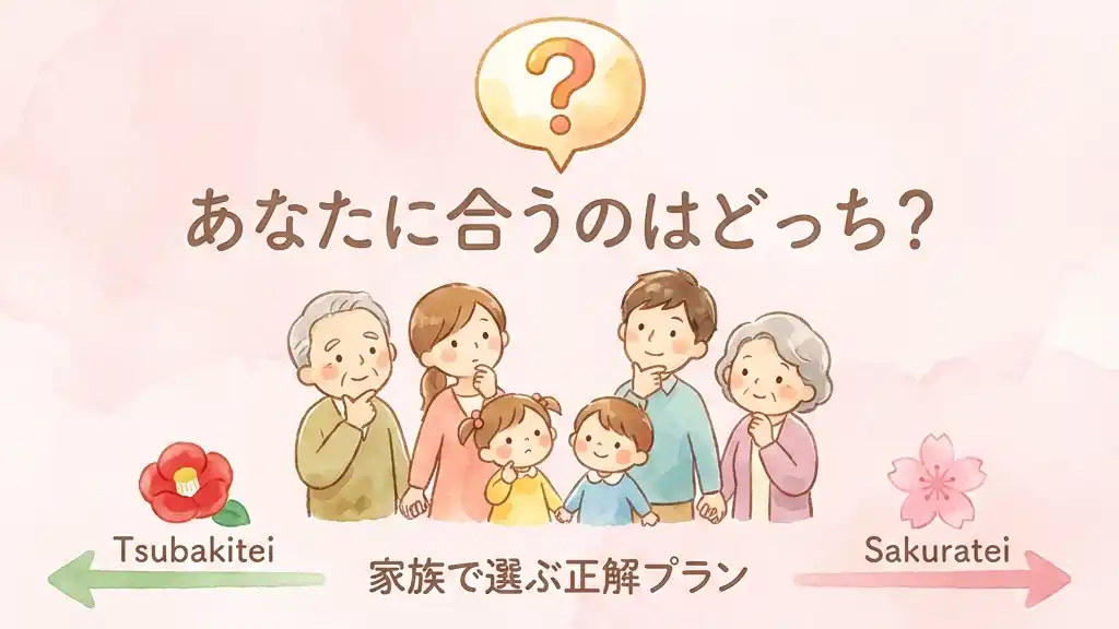 あなたに合うのはどっち？ 家族で選ぶ正解プラン