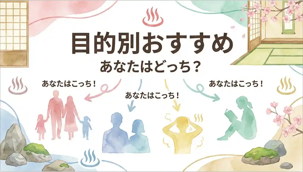 目的別おすすめ あなたはどっち?