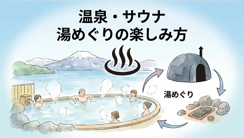 温泉・サウナ 湯めぐりの楽しみ方