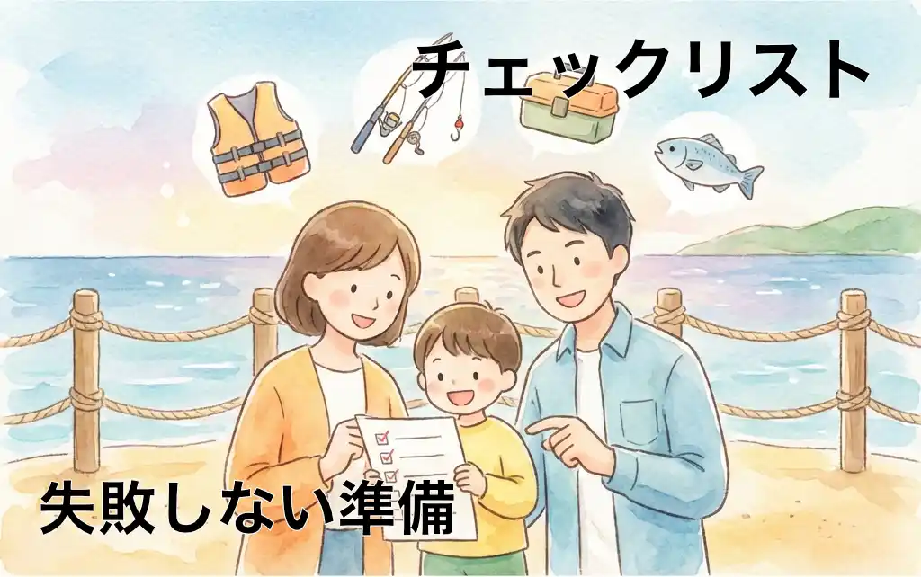 チェックリストセクションのイメージ図:失敗しない準備