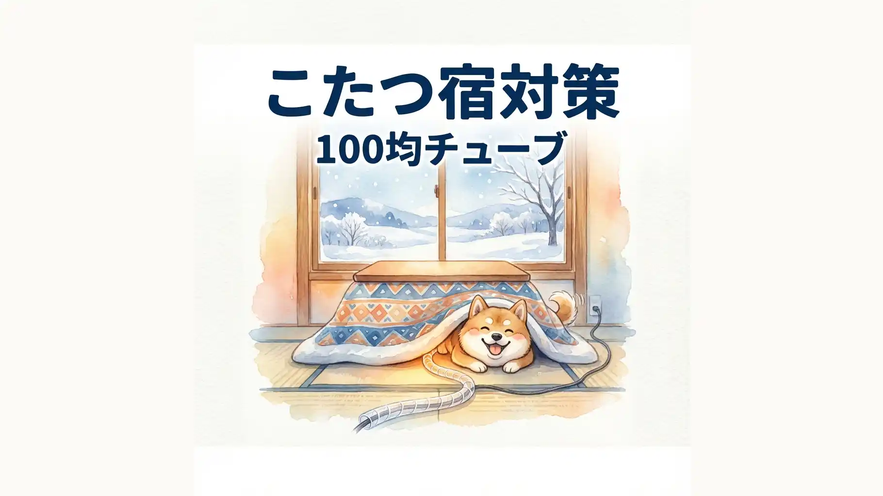 ペットと泊まるこたつ宿対策