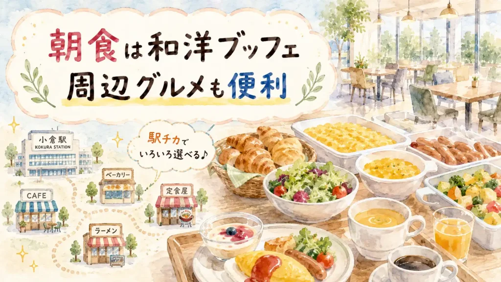 朝食や飲食サービスの比較